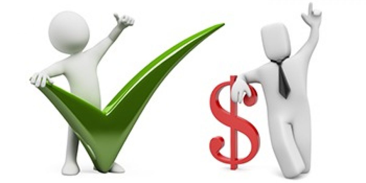 checkmark and dollar sign
